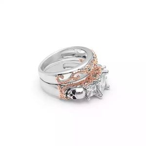 New Sterling Silver Skull Stackable Ring Halloween